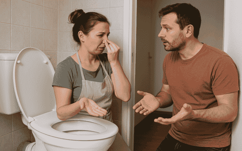 Peyebab WC Mengeluarkan Bau