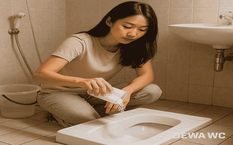 Cara Atasi WC Mampet Dengan Garam Kasar