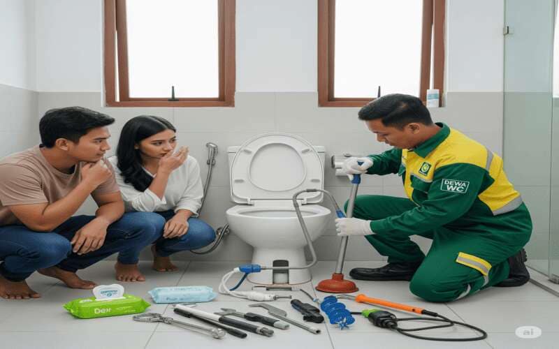 Cara Mengatasi WC Mampet Karena Tisu