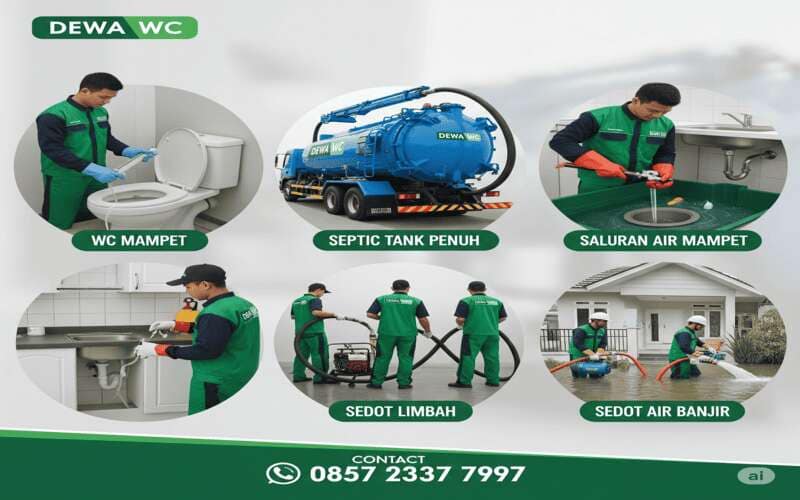 Daftar Layanan Jasa Sedot WC - DEWA WC